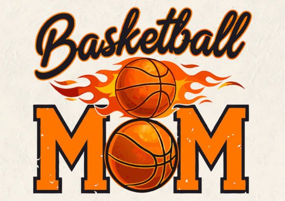 Basketball Mom T-Shirt Design T-Shirt Designs