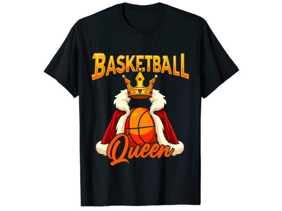 Basketball Queen T-Shirt Design