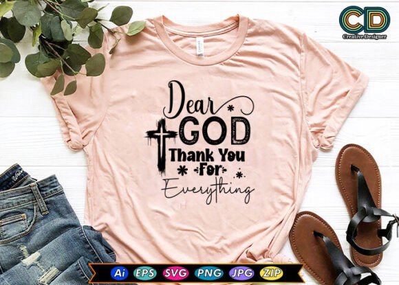 Dear God Thank You for Everything Freebies