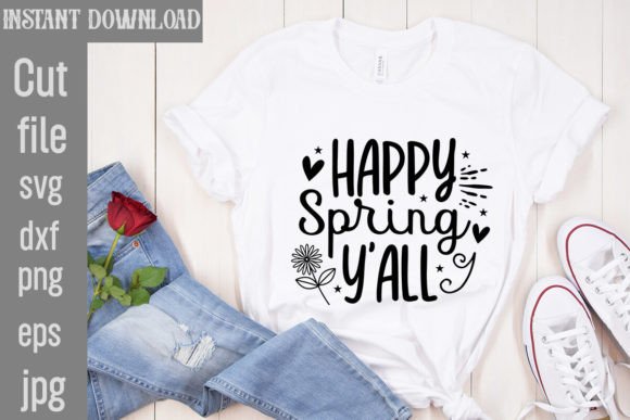 Happy Spring Y All SVG Cut File β Freebies for Creative Design