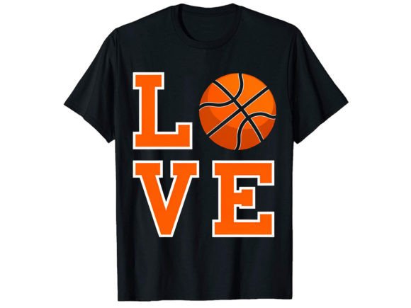 Love Basketball T-Shirt Design