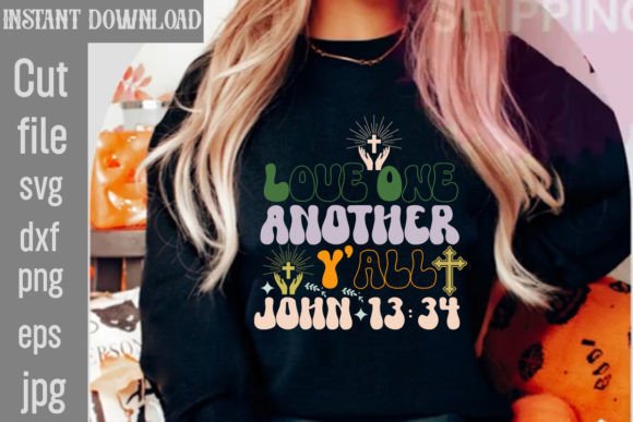 Love One Another Y All John 13 34 Retro