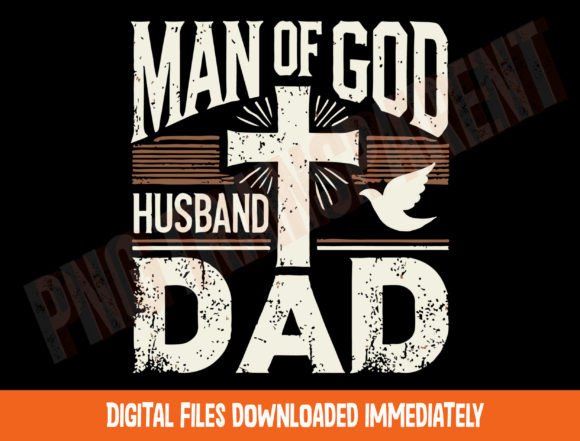 Man of God Png, Husband Dad Png