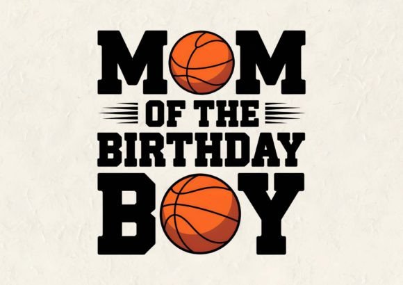 Mom of the Birthday Boy T-Shirt Design
