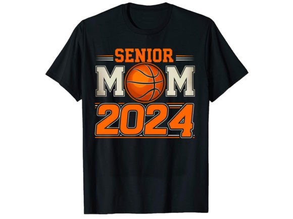 Senior Mom 2024 T-Shirt Design & T-Shirt Designs